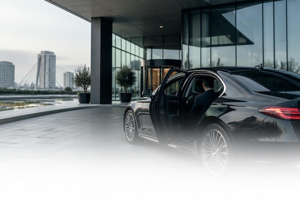 Premium chauffeur service arranged for a complete business itinerary